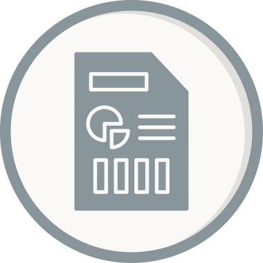 Basit çarşaf. Web simgesi illüstrasyonu