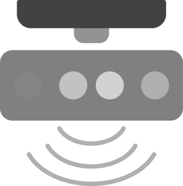 motion sensor web  icon, vector illustration