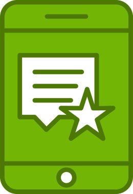 Geri besleme modern simgesinin vektör illüstrasyonu