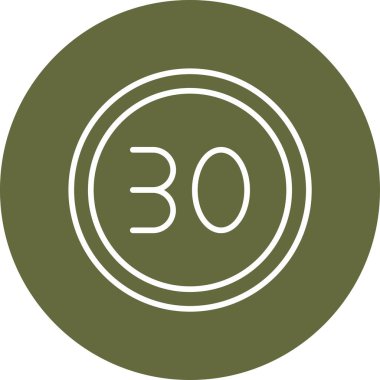 Hız limiti tabelası. Yol işareti.