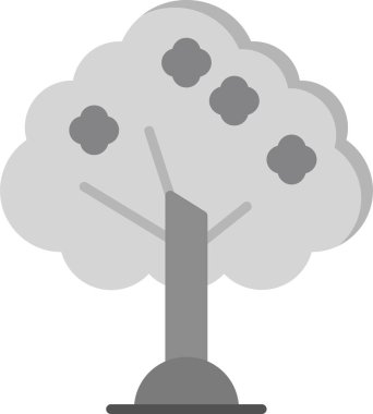 Ağaç. Web simgesi basit illüstrasyon 