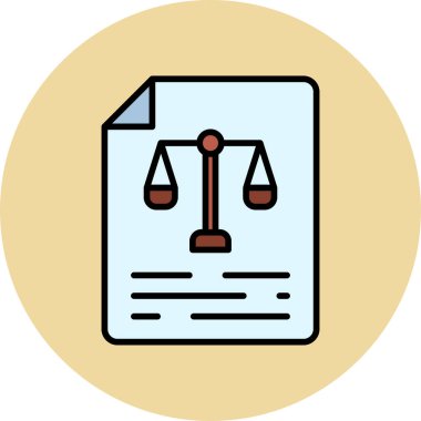 Denge. Web simgesi basit illüstrasyon