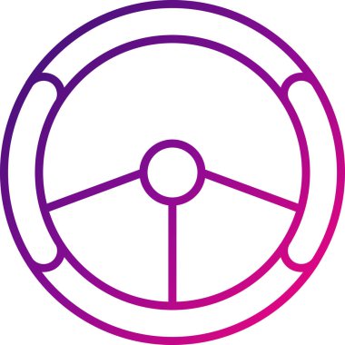 Tekerlek. Web simgesi basit illüstrasyon 