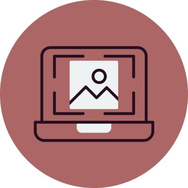 Çözüm. Web simgesi basit illüstrasyon 