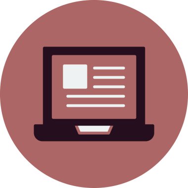 Platform. Web simgesi basit illüstrasyon