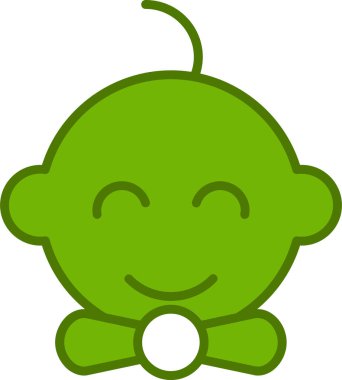Bebeğim. Web simgesi basit tasarım 