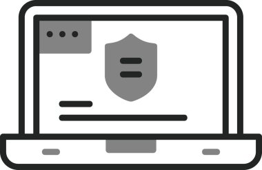 Web tarayıcı simgesi, vektör illüstrasyonu