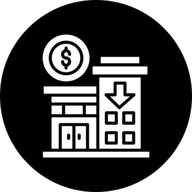 İş Yatırım simgesinin vektör illüstrasyonu