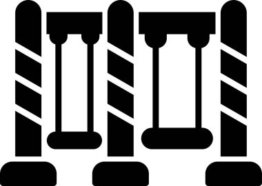 Salıncak ağ ikonu vektör illüstrasyonu