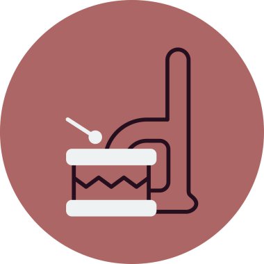 Küçük d harf vektör illüstrasyonu 