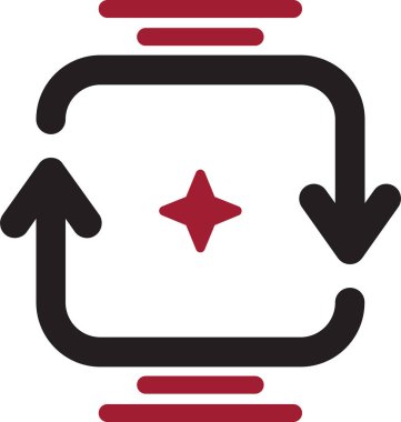 Basit oklar. Web simgesi illüstrasyonu