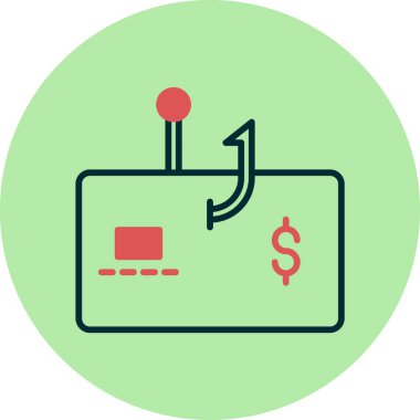 Sahtekarlık. Web simgesi basit illüstrasyon