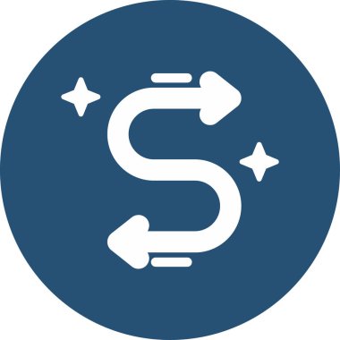 Basit oklar. Web simgesi illüstrasyonu