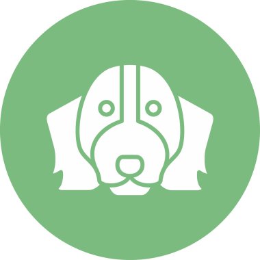 Springer Spaniel ikon vektör çizimi 