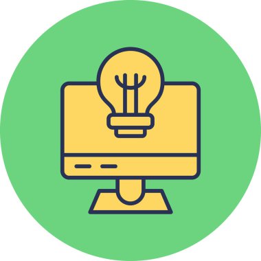 Yenilik. Web simgesi basit illüstrasyon