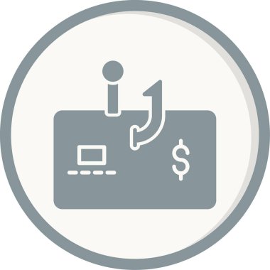 Sahtekarlık. Web simgesi basit illüstrasyon