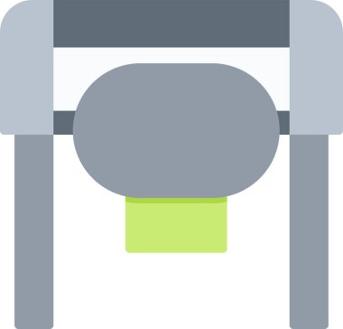 Tekstil Yazdırma Web simgesi vektör çizimi