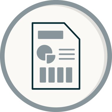 Basit çarşaf. Web simgesi illüstrasyonu