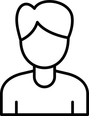 Çalışan. Web simgesi basit illüstrasyon