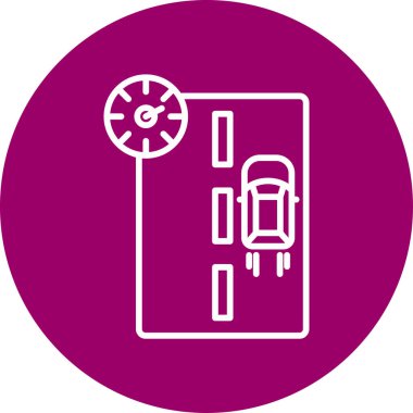 Hızlan biraz. Web simgesi basit illüstrasyon