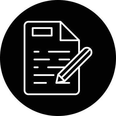 Sözleşmeli ağ simgesi, vektör illüstrasyonu