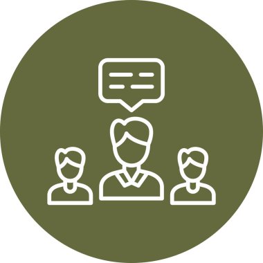 Takım. Web simgesi basit illüstrasyon