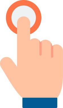 Çift vuruş. Web simgesi basit tasarım