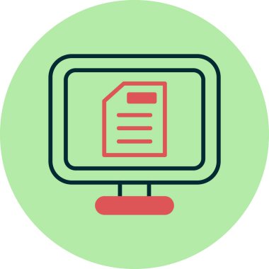 Basit Uygulama simgesinin vektör çizimi