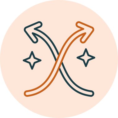 Basit oklar. Web simgesi illüstrasyonu