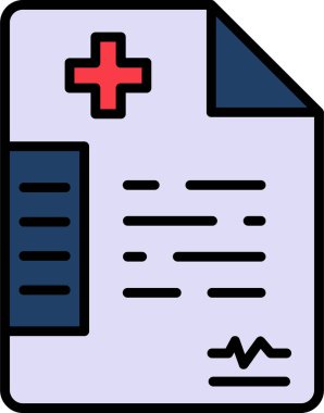 Tıbbi kayıtların basit çizgisi