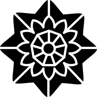 mandala tasarımı, web basit illüstrasyonu