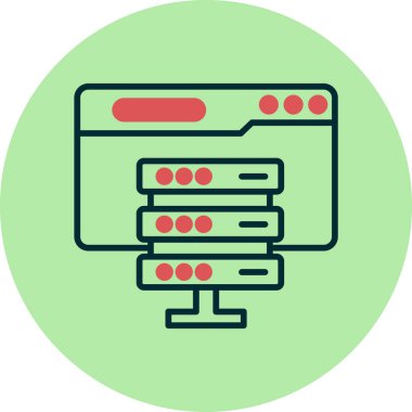 Ev sahipliği. Web simgesi basit illüstrasyon 