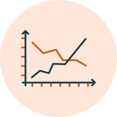 Çizelge. Web simgesi basit illüstrasyon 