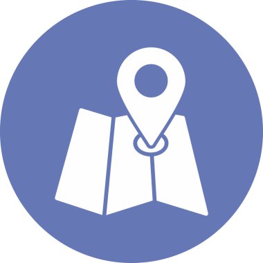 konum haritası gezinme simgesi ana hat biçiminde 