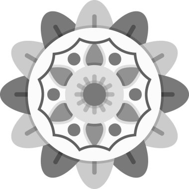 mandala tasarımı, web basit illüstrasyonu