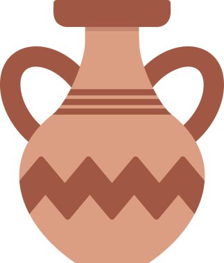 Vazo. Web simgesi basit illüstrasyon