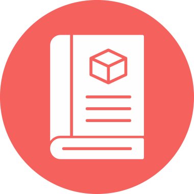 Basit Defter simgesinin vektör illüstrasyonu