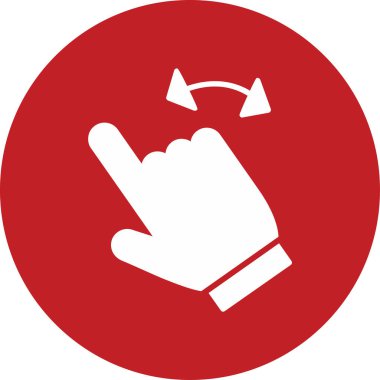 El işaret simgesi. Düz çizim. El işaretleyici vektör simgeleri.