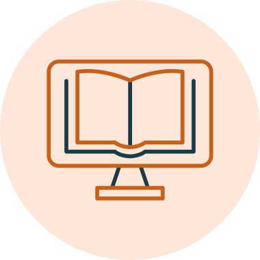 eBook simge vektör çizim