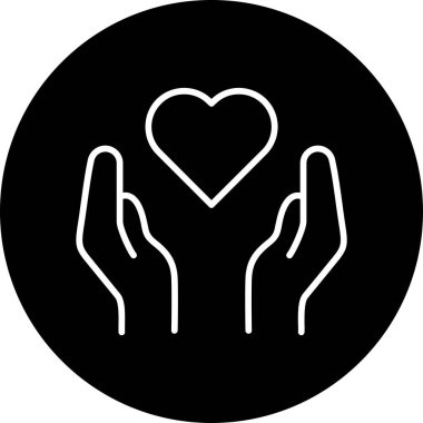 Seni seviyorum ikon vektör çizimi