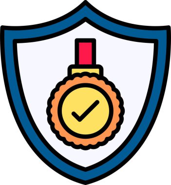 Garanti simgesi vektör illüstrasyonu 