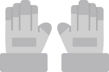 Eldiven. Web simgesi basit illüstrasyon 