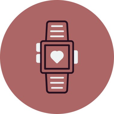 Smart Watch icon, vector illustration simple design