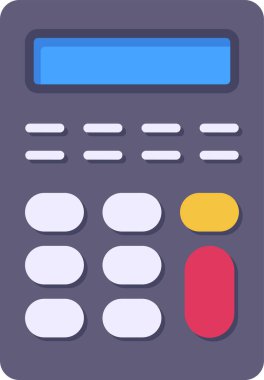 Calculator icon, vector illustration simple design