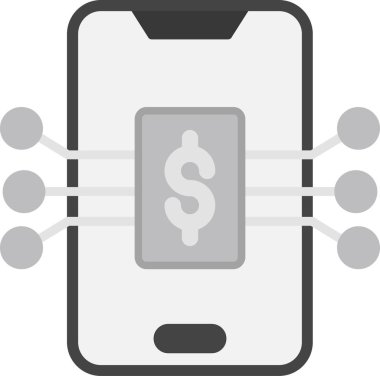 Dijital simge. Web tasarımı için özet çizim vektörü