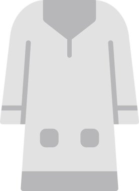 Djellaba. Web simgesi basit illüstrasyon