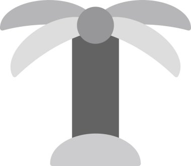 Oasis web simgesi, basit vektör illüstrasyonu