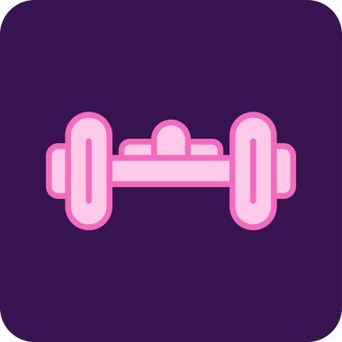 hoverboard simgesi, vektör illüstrasyonu basit tasarım