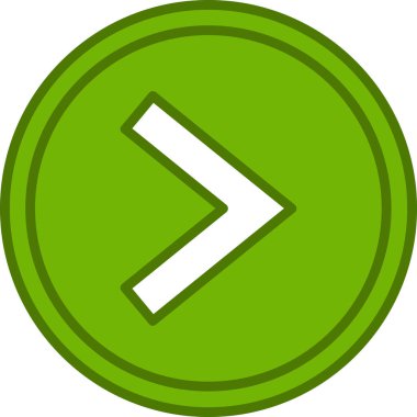 Simge simgesinden daha büyük, vektör illüstrasyonu basit tasarım