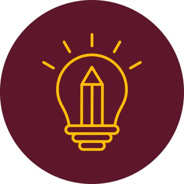 Ampul Ağı simgesi, vektör illüstrasyonu